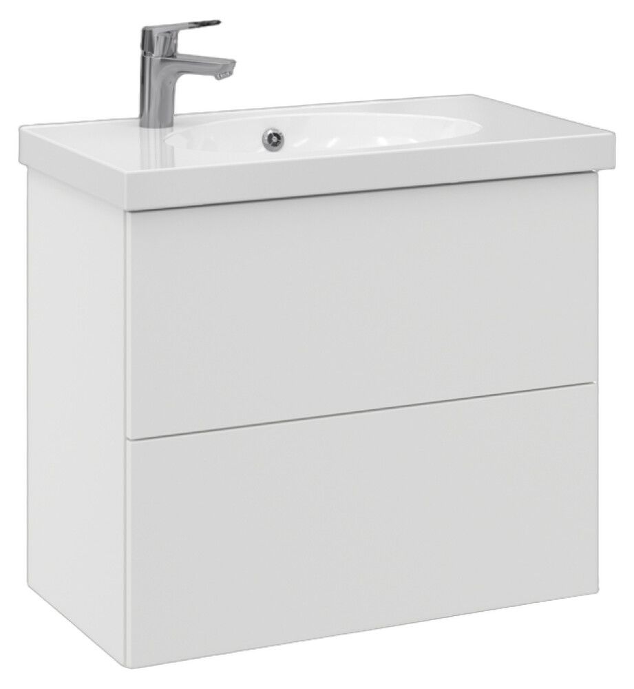 Allaskaappi Temal Trend mattavalkoinen 72,5 x 40 x 64 cm, 2 ltk