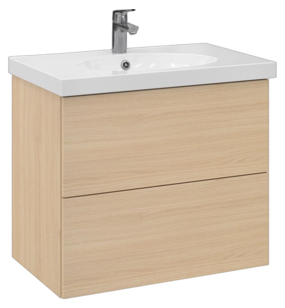 Allaskaappi Temal Trend vaalea tammi 72,5 x 45 x 64 cm, 2 ltk