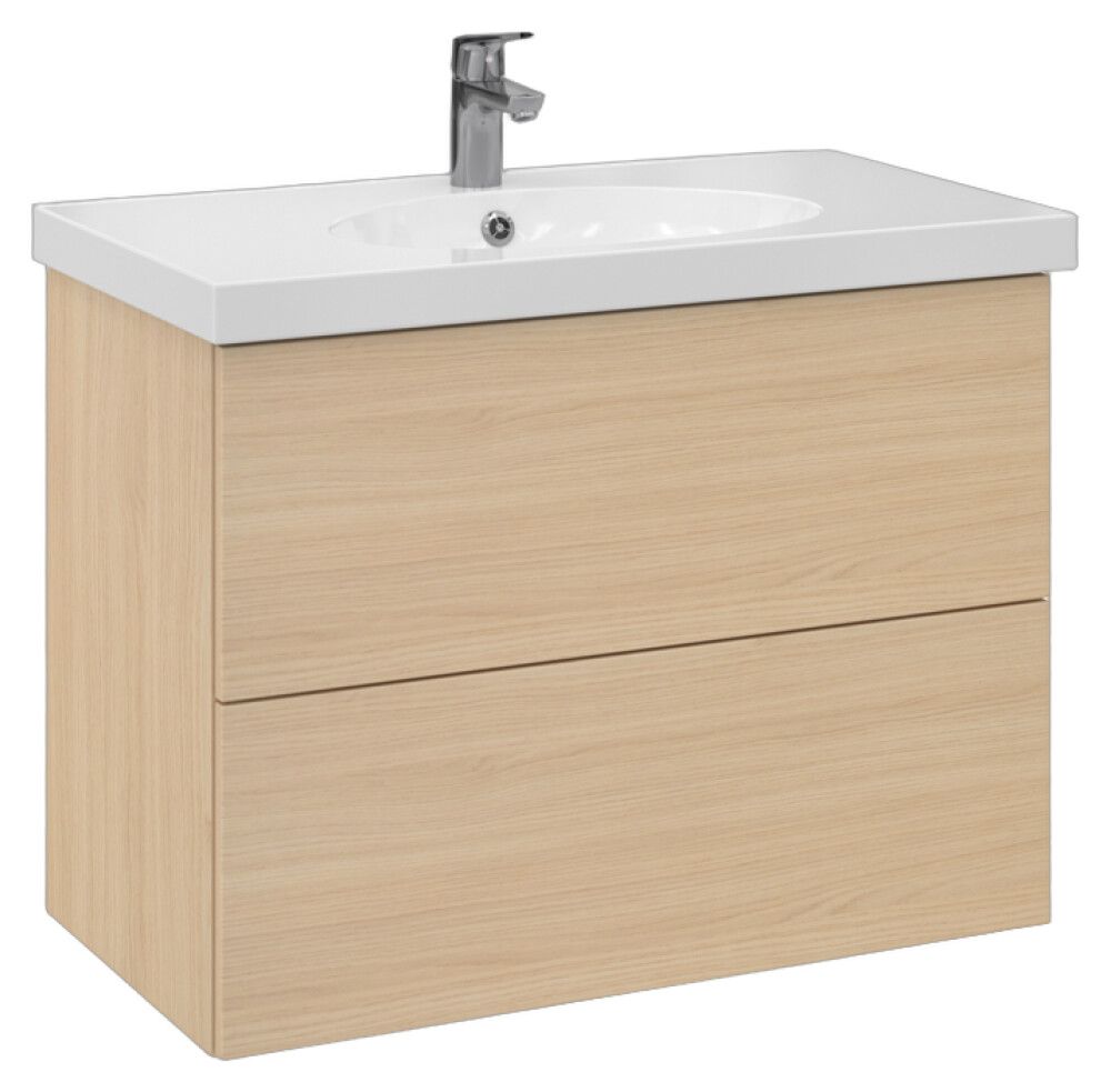 Allaskaappi Temal Trend vaalea tammi 82,5 x 45 x 64 cm, 2 ltk