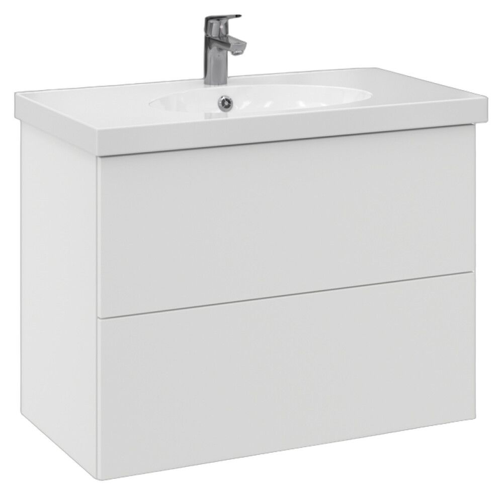 Allaskaappi Temal Trend mattavalkoinen 82,5 x 45 x 64 cm, 2 ltk