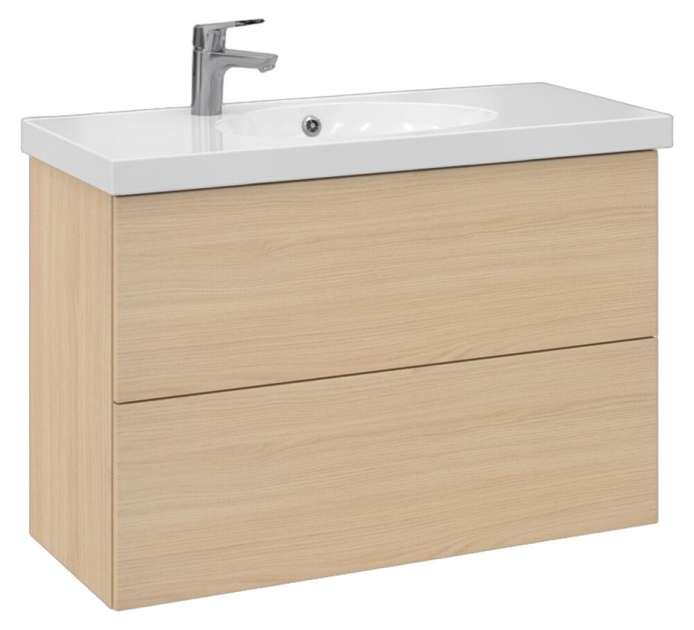 Allaskaappi Temal Trend vaalea tammi 92,5 x 40 x 64 cm, 2 ltk