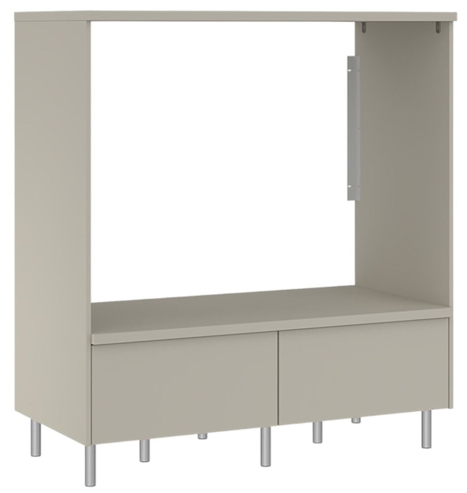 Pesukonekaappi Temal Ergo Double matta greige 124 x 60 x 128,5 cm