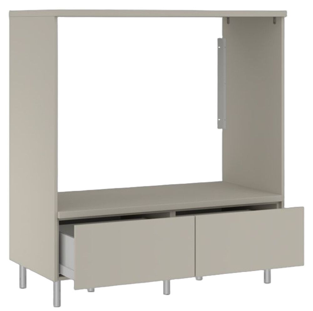 Pesukonekaappi Temal Ergo Double matta greige 124 x 60 x 128,5 cm