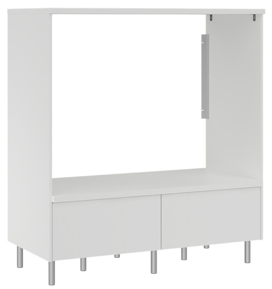 Pesukonekaappi Temal Ergo Double mattavalkoinen 124 x 60 x 128,5 cm