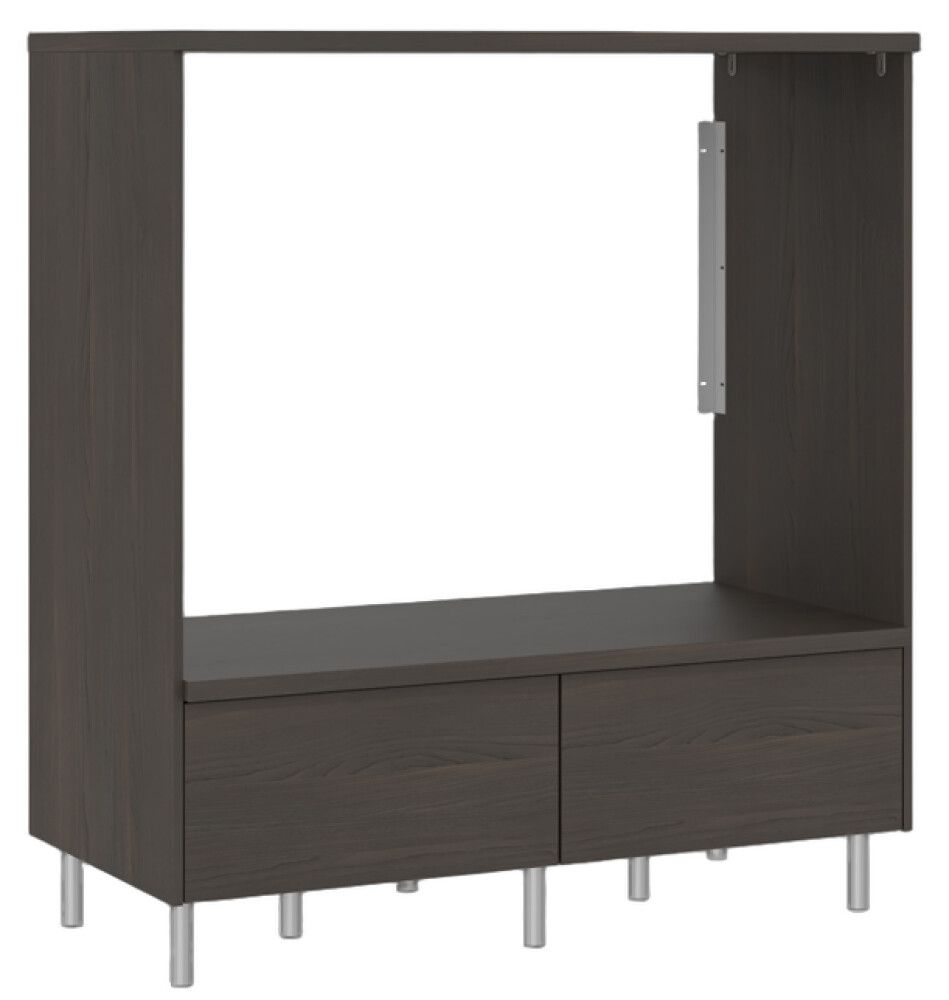 Pesukonekaappi Temal Ergo Double ruskea saarni 124 x 60 x 128,5 cm