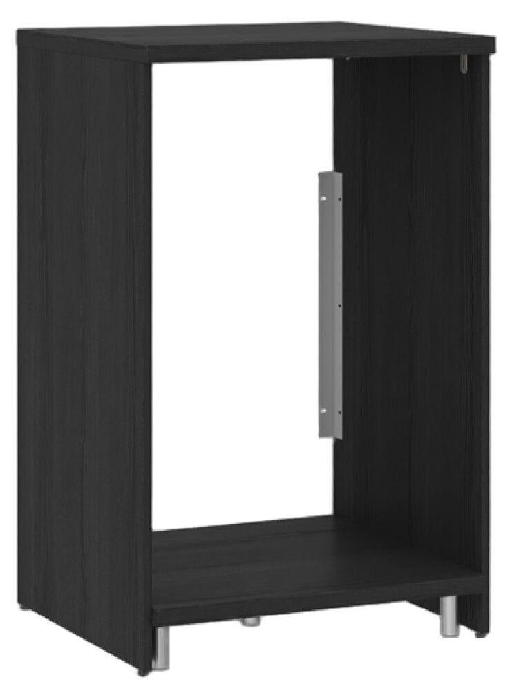 Pesukonekaappi Temal Ergo Light musta puu 65 x 60 x 104,5 cm