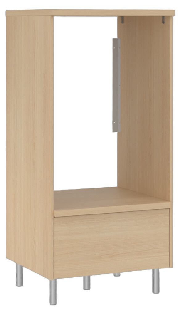 Pesukonekaappi Temal Ergo Single vaalea tammi 65 x 60 x 128,5 cm