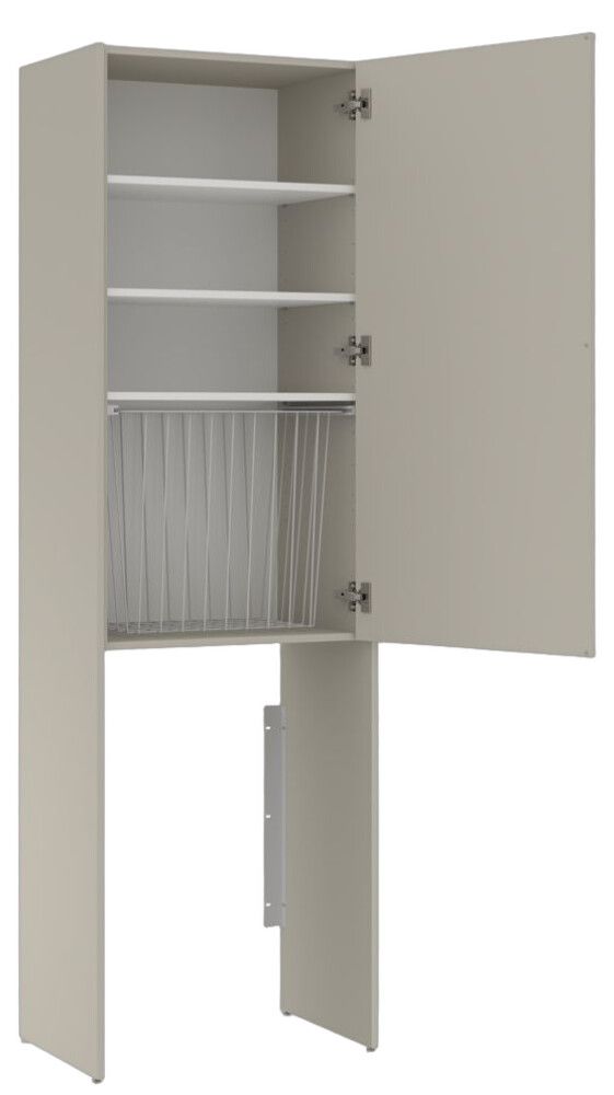 Pesukonekaappi Temal Ergo Storage matta greige 60 x 43 x 210,8 cm