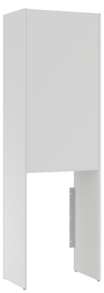 Pesukonekaappi Temal Ergo Storage mattavalkoinen 60 x 43 x 210,8 cm