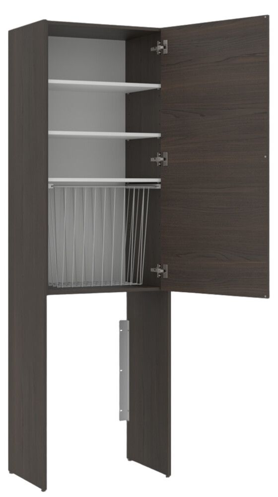 Pesukonekaappi Temal Ergo Store ruskea saarni 60 x 48 x 210,8 cm