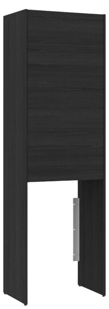 Pesukonekaappi Temal Ergo Store musta puu 65 x 58 x 210,8 cm