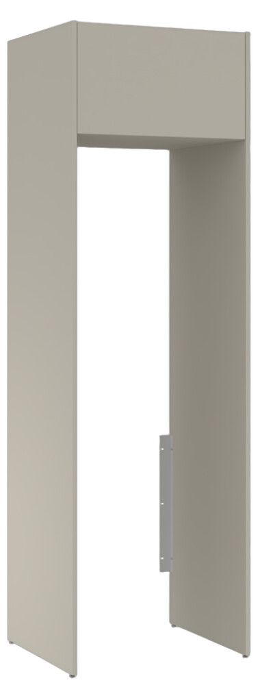 Pesukonekaappi Temal Ergo Tower matta greige 60 x 58 x 210,8 cm