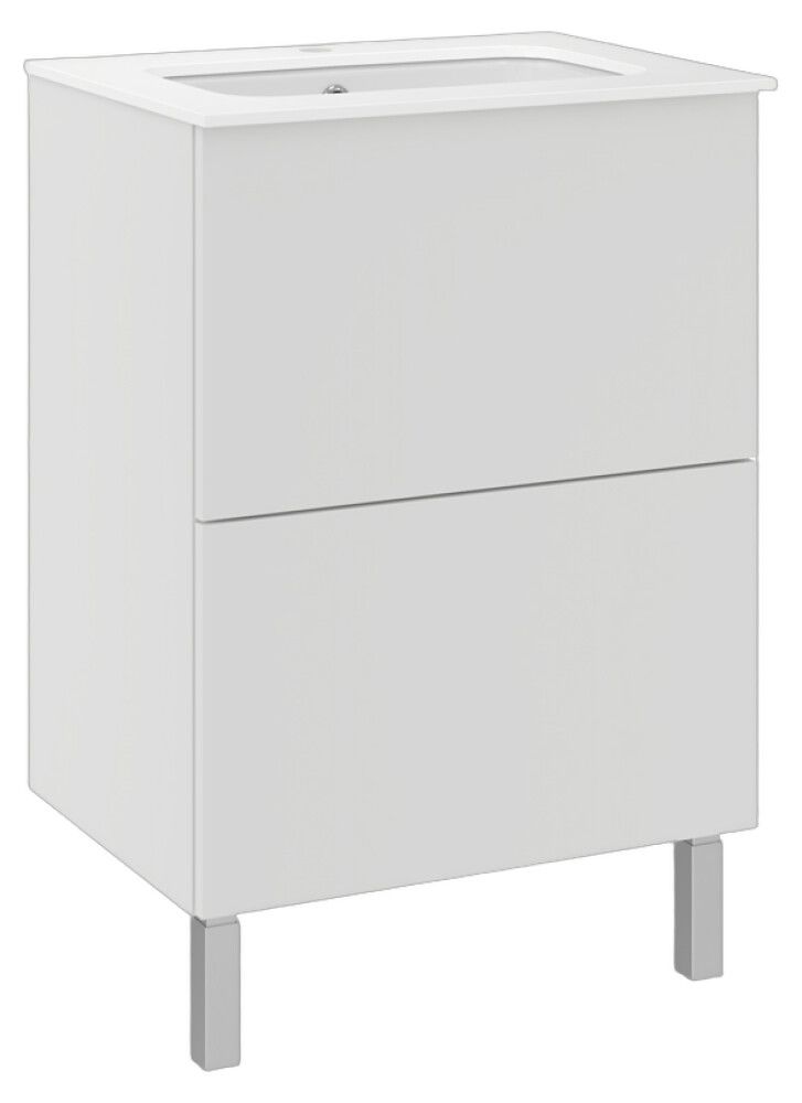 Allaskaappi Temal Ilona 1 mattavalkoinen 61 x 45 x 90 cm