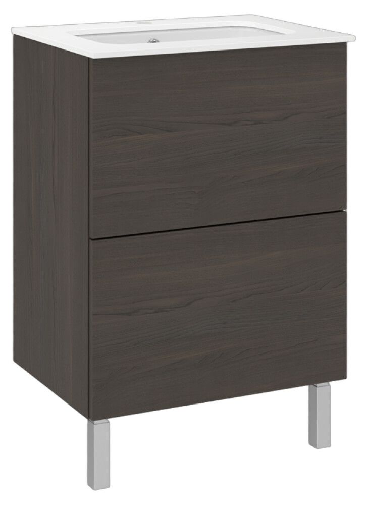 Allaskaappi Temal Ilona 1 ruskea saarni 61 x 45 x 90 cm