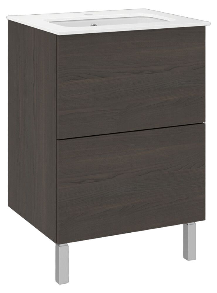 Allaskaappi Temal Ilona 2 ruskea saarni 61 x 50 x 90 cm