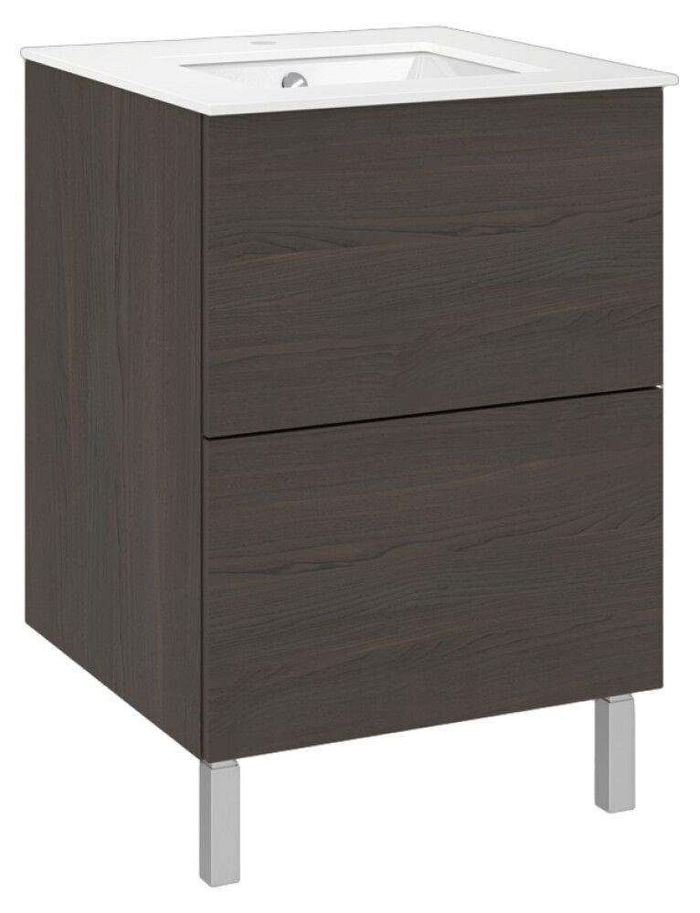 Allaskaappi Temal Ilona 5 ruskea saarni 61 x 60 x 90 cm