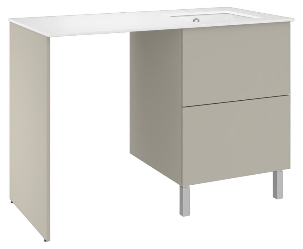 Pesukonetasokokonaisuus Temal Ilona 6 matta greige 125 x 60 x 90 cm, oikea