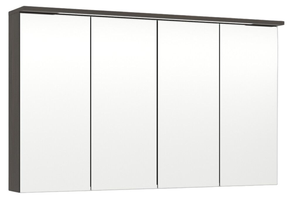 LED-peilikaappi Temal Unic ruskea saarni 120 x 20 x 72,7 cm, 4 ovea