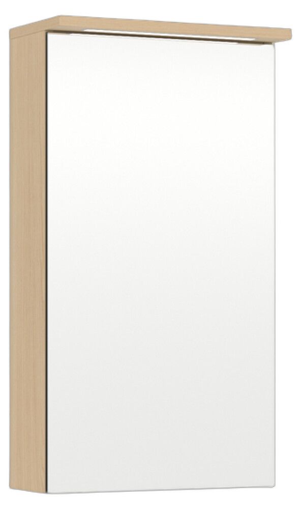 LED-peilikaappi Temal Unic vaalea tammi 40 x 20 x 72,7 cm, 1 ovi