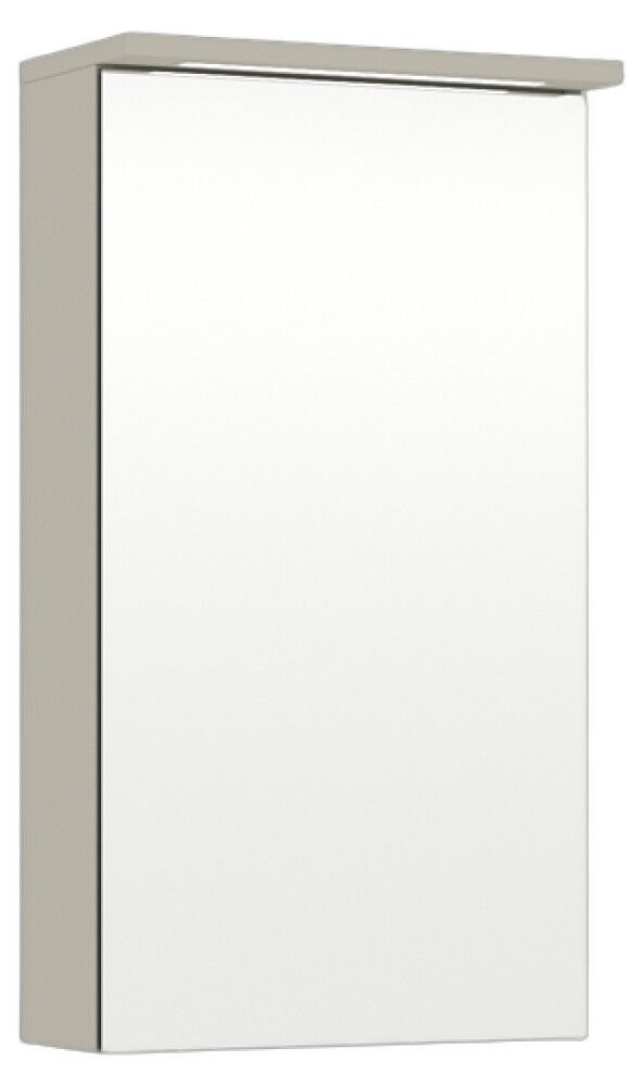 LED-peilikaappi Temal Unic matta greige 40 x 20 x 72,7 cm, 1 ovi