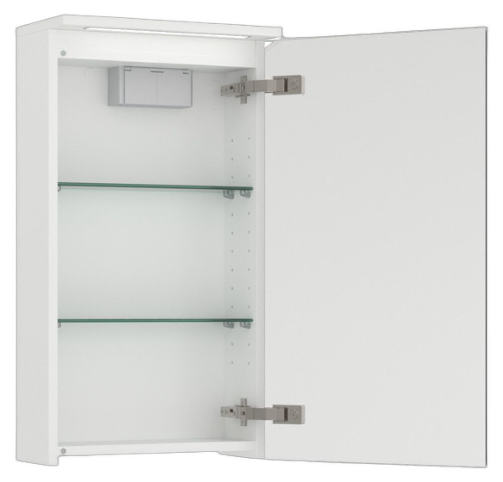 LED-peilikaappi Temal Unic mattavalkoinen 40 x 20 x 72,7 cm, 1 ovi