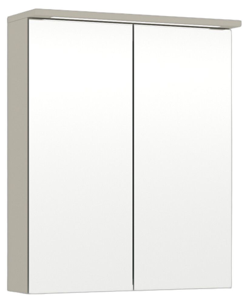 LED-peilikaappi Temal Unic matta greige 50 x 20 x 72,7 cm, 2 ovea