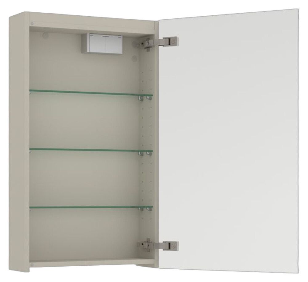 Peilikaappi Temal Emina matta greige 50 x 15 x 85 cm, 1 ovi