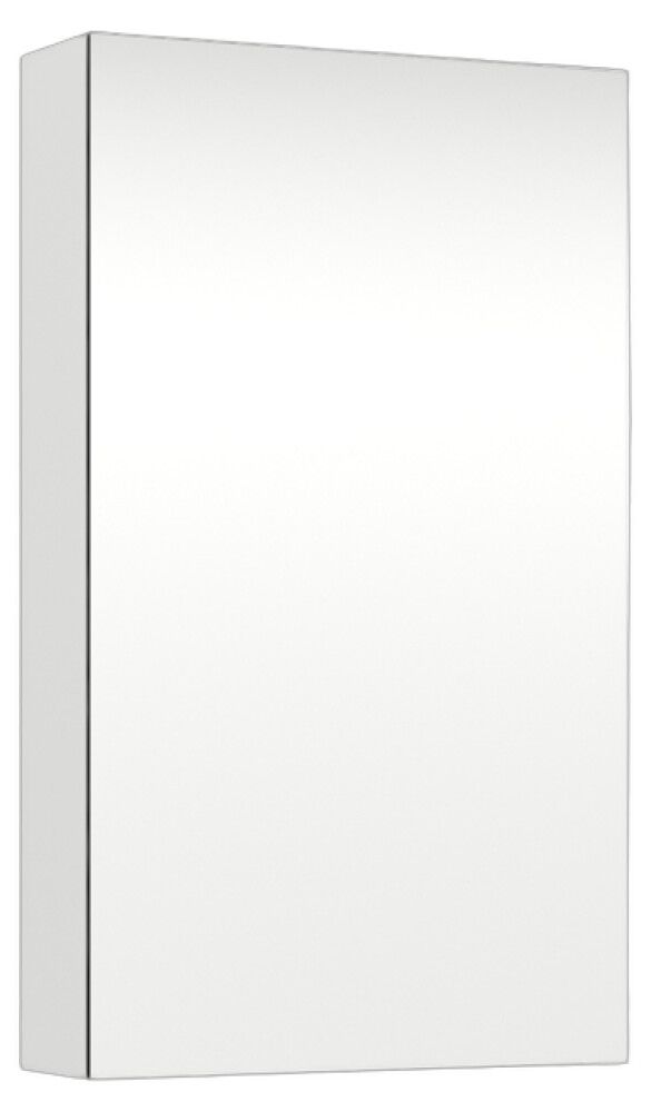 Peilikaappi Temal Emina mattavalkoinen 50 x 15 x 85 cm, 1 ovi
