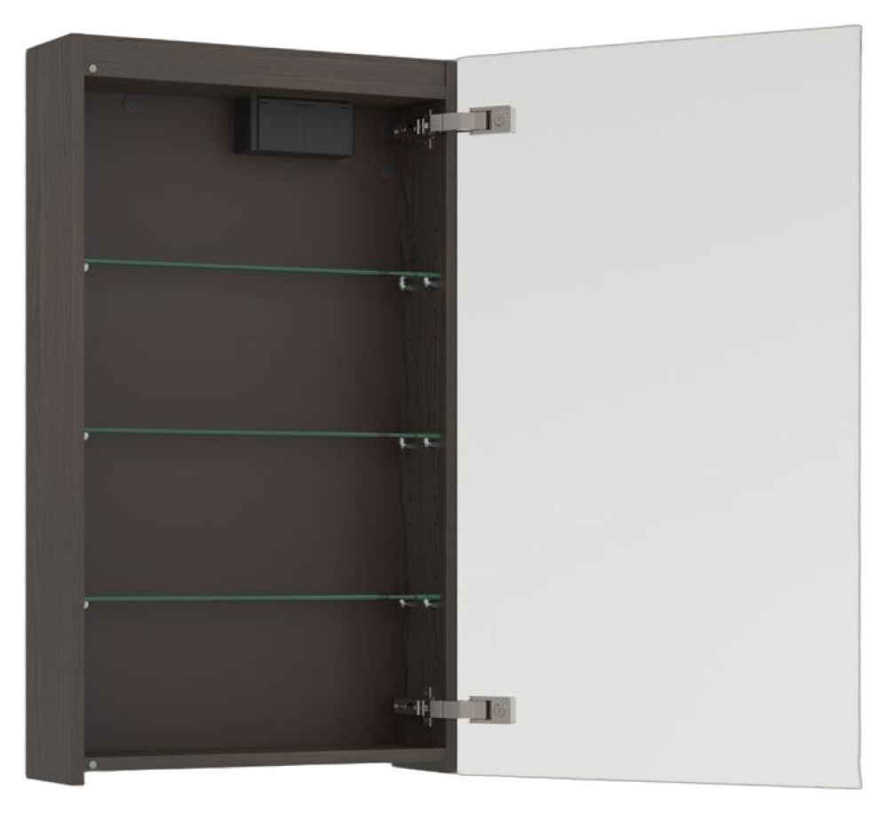 Peilikaappi Temal Emina ruskea saarni 50 x 15 x 85 cm, 1 ovi