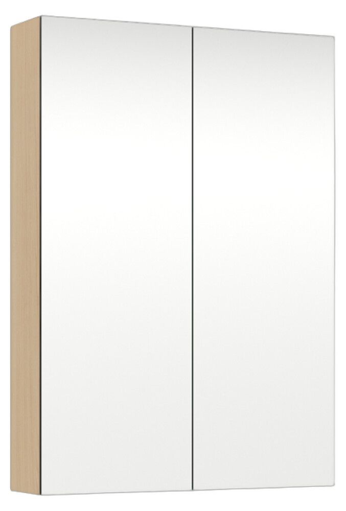 Peilikaappi Temal Emina vaalea tammi 60 x 15 x 85 cm, 2 ovea