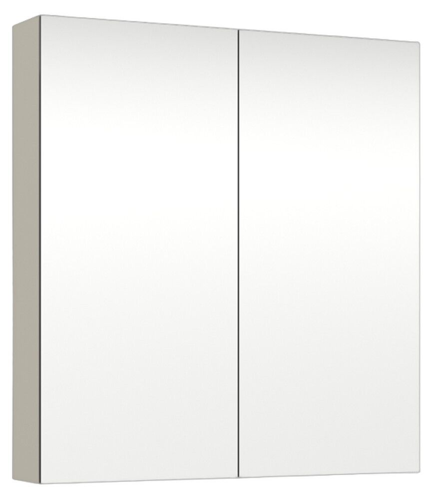 Peilikaappi Temal Emina matta greige 80 x 15 x 85 cm, 2 ovea