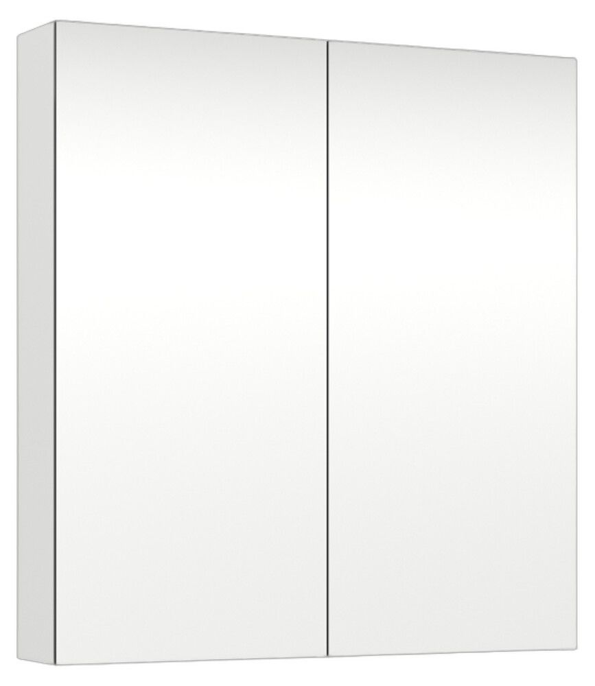 Peilikaappi Temal Emina mattavalkoinen 80 x 15 x 85 cm, 2 ovea