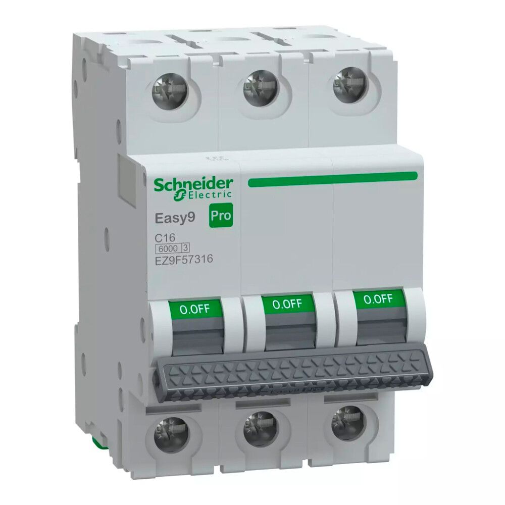 Johdonsuojakatkaisija Schneider Electric Easy9 Pro 3P C20 6 kA