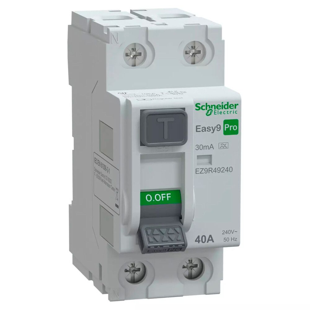 Vikavirtasuojakytkin Schneider Electric Easy9 Pro RCCB 2P 40A 30mA A