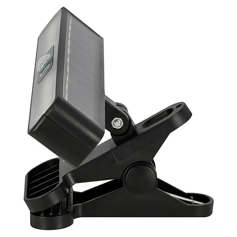 LED-solarvalaisin BAUHAUS nipistinkiinnityksellä musta 19,8 x 2,5 x 3,2 cm