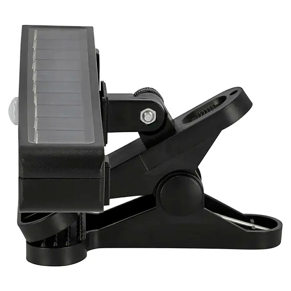 LED-solarvalaisin BAUHAUS nipistinkiinnityksellä musta 19,8 x 2,5 x 3,2 cm