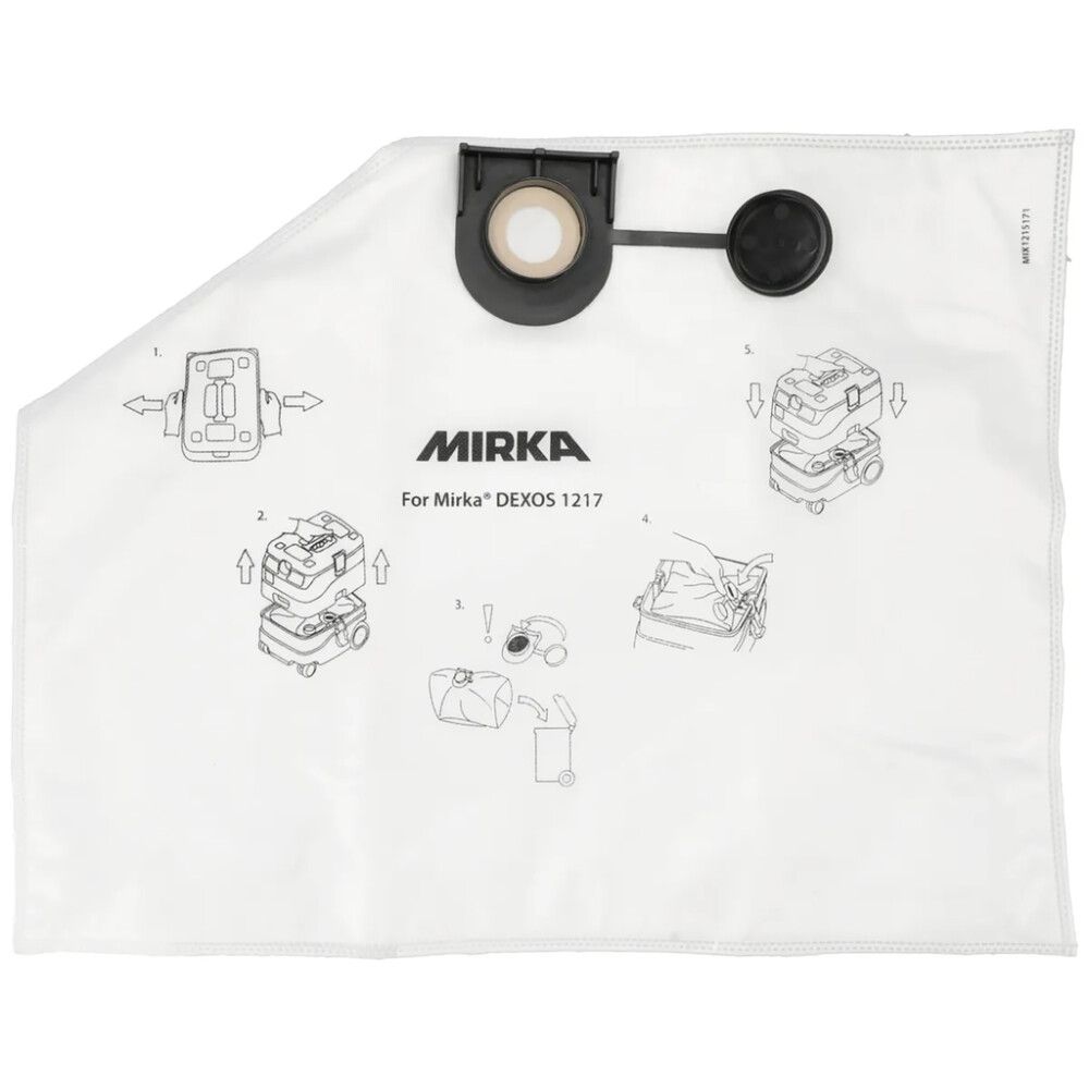 Fleece-pölypussit Mirka DEXOS 1217 5 kpl