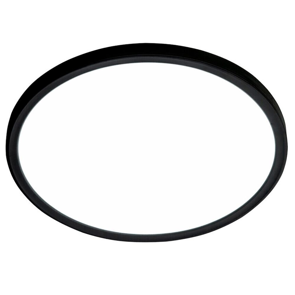 Kattovalaisin Airam SmartHome Gabe Slim musta Ø 29,3 cm