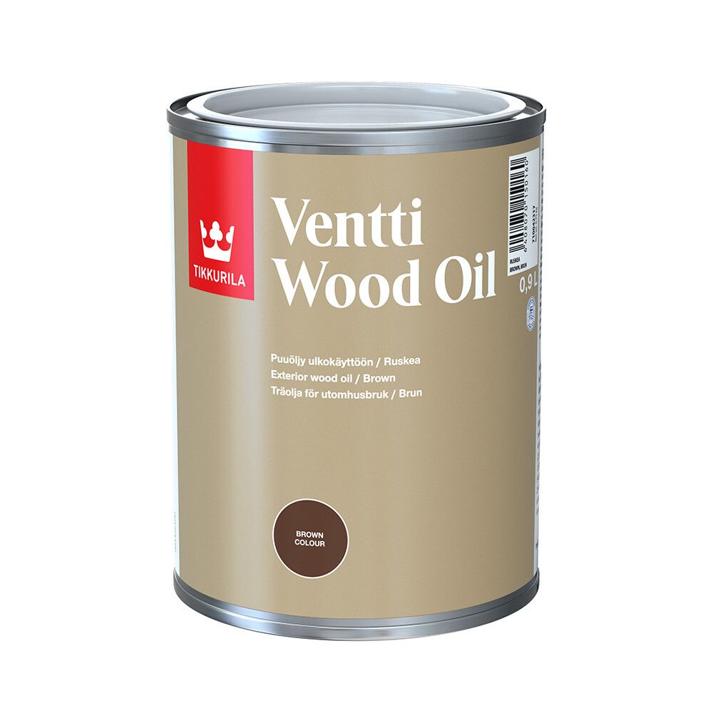 Puuöljy Tikkurila Ventti ruskea