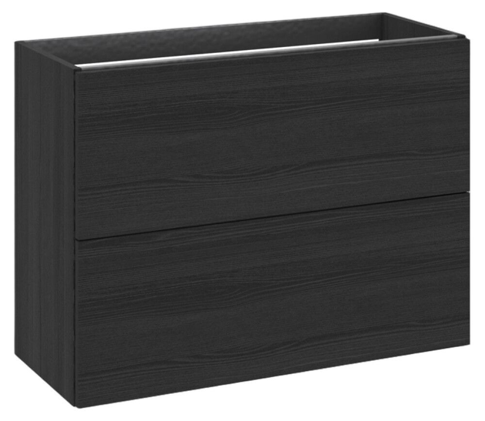 Allaskaappi Temal Design Universal musta puu 80 x 33 x 58,8 cm, 2 ltk