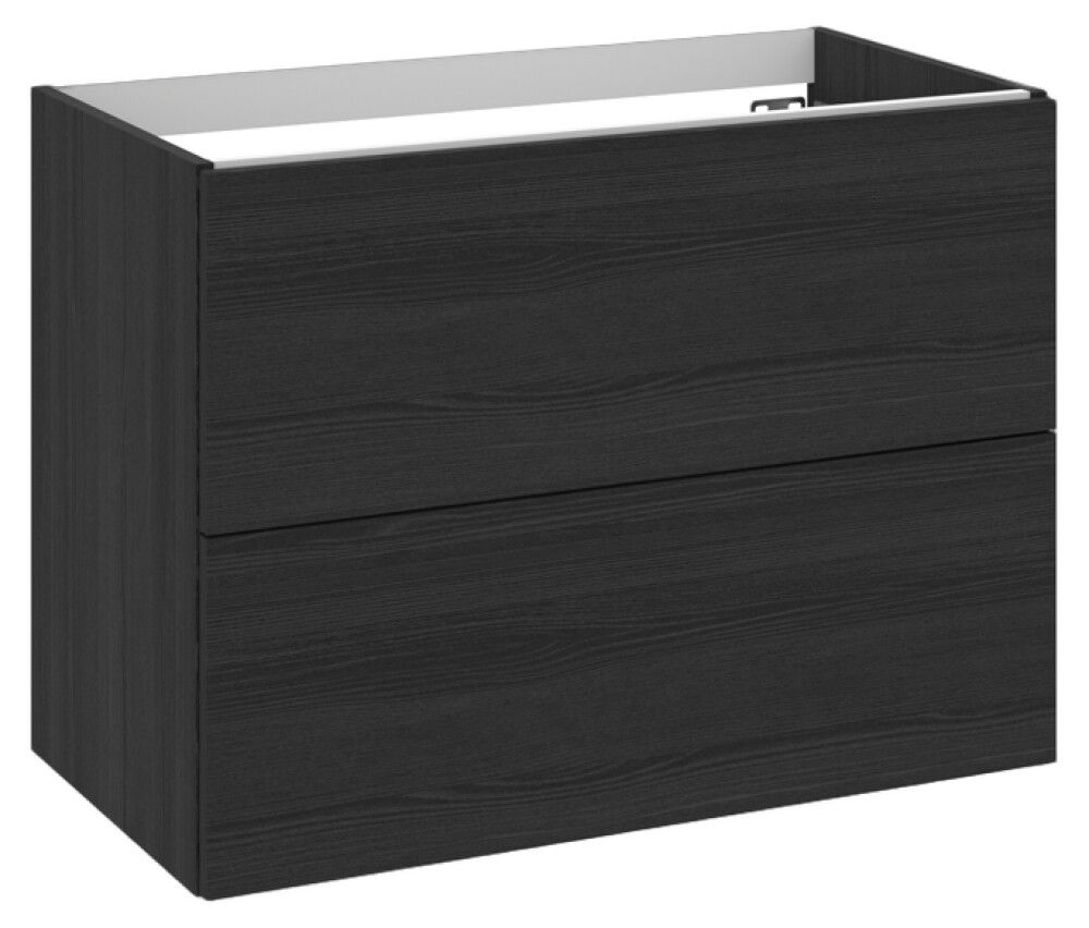 Allaskaappi Temal Design Universal musta puu 80 x 43 x 58,8 cm, 2 ltk