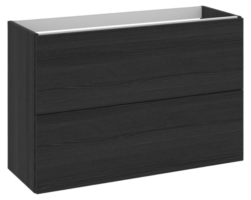 Allaskaappi Temal Design Universal musta puu 90 x 33 x 58,8 cm, 2 ltk