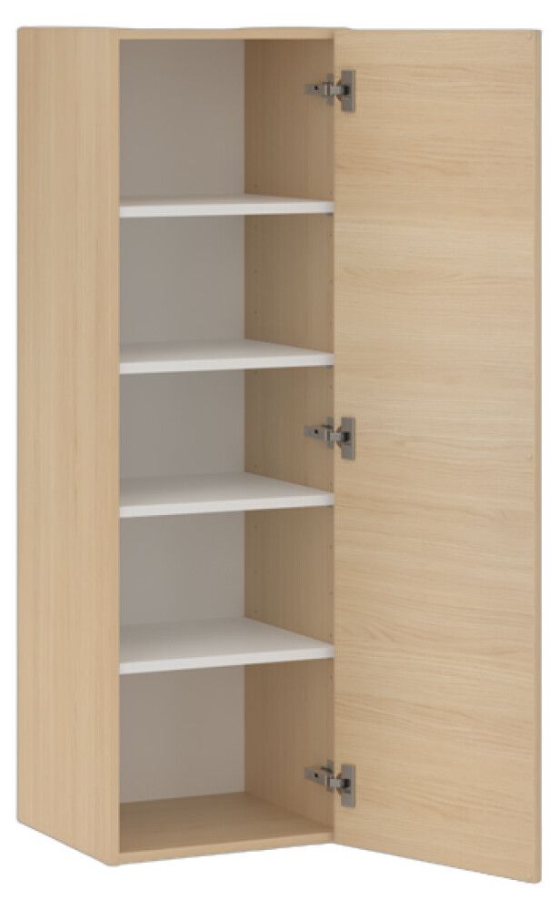 Puolikorkea kaappi Temal vaalea tammi 40 x 20 x 123,4 cm