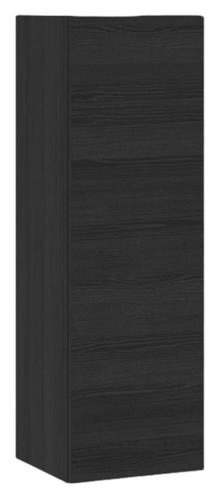 Puolikorkea kaappi Temal musta puu 40 x 20 x 123,4 cm