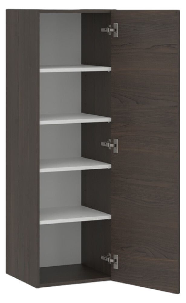 Puolikorkea kaappi Temal ruskea saarni 40 x 20 x 123,4 cm