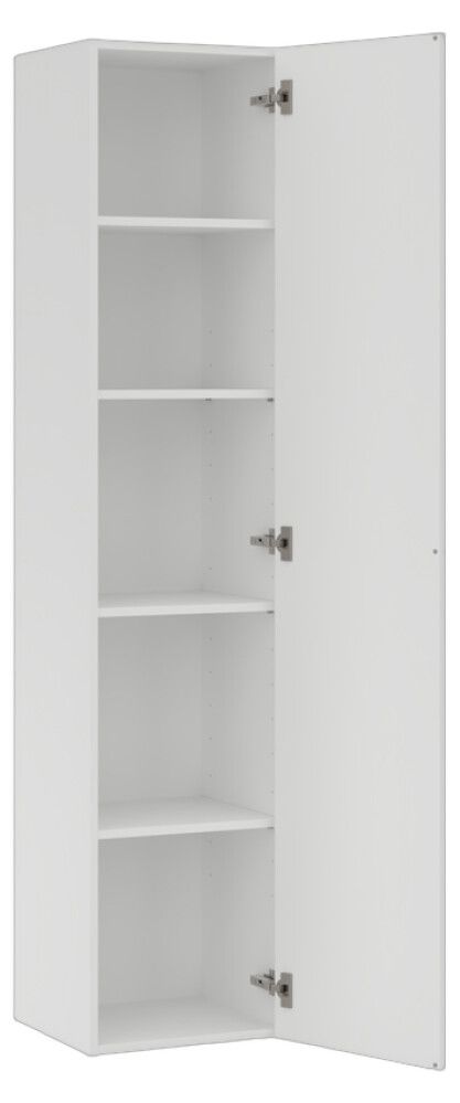 Korkea kaappi Temal mattavalkoinen 30 x 33 x 182 cm