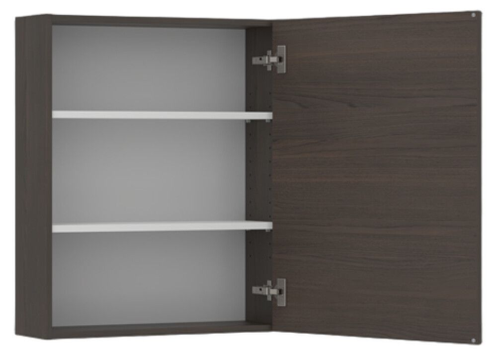 Seinäkaappi Temal ruskea saarni 60 x 20 x 72,7 cm