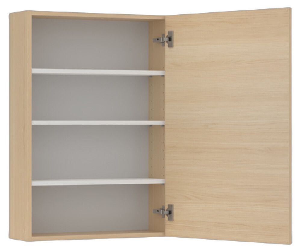 Seinäkaappi Temal vaalea tammi 50 x 20 x 85 cm