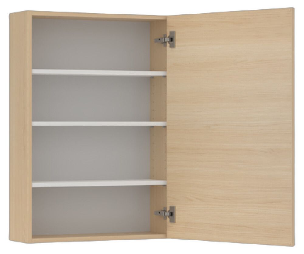 Seinäkaappi Temal vaalea tammi 60 x 20 x 85 cm