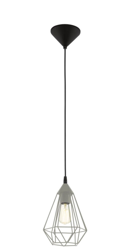 Riippuvalaisin Eglo Tarbes 1-os harmaa Ø 17,5 x 110 cm